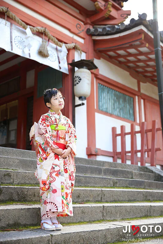 手向山八幡宮で七五三出張撮影