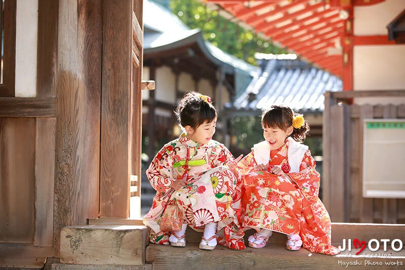 手向山八幡宮で七五三出張撮影