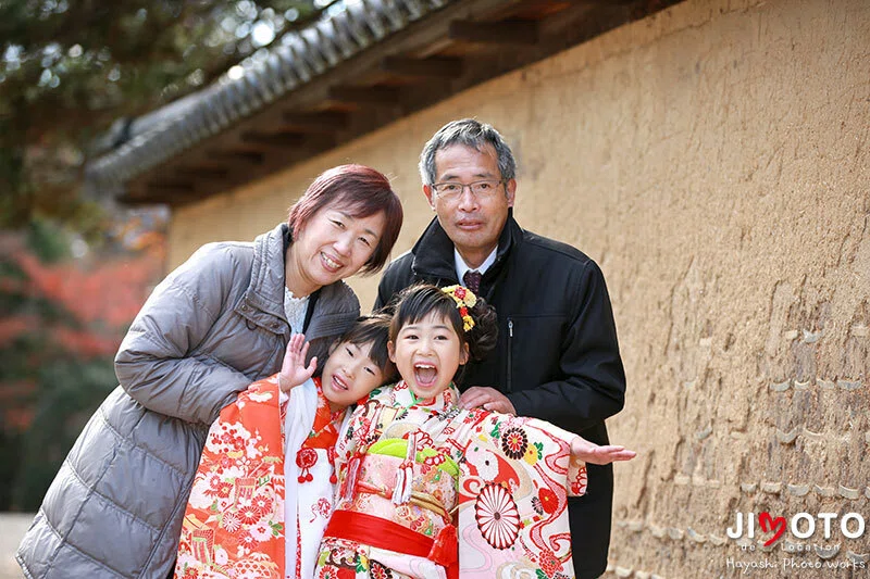 手向山八幡宮で七五三出張撮影