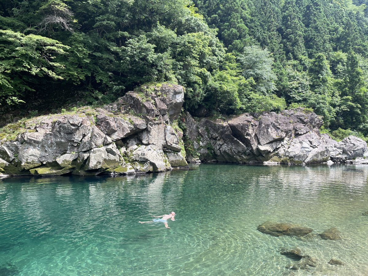 板取川でととのう様子