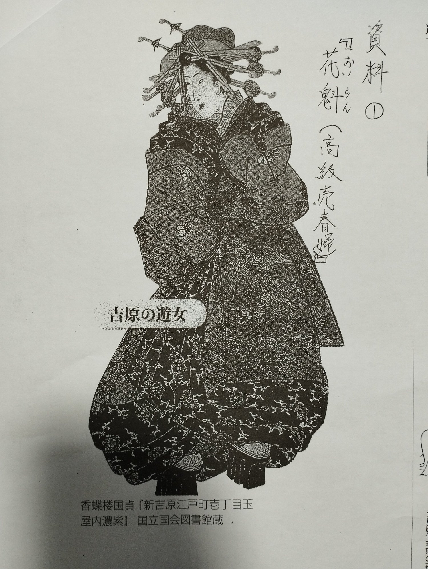 江戸吉原(遊郭)について｜読書、時々ガンプラ