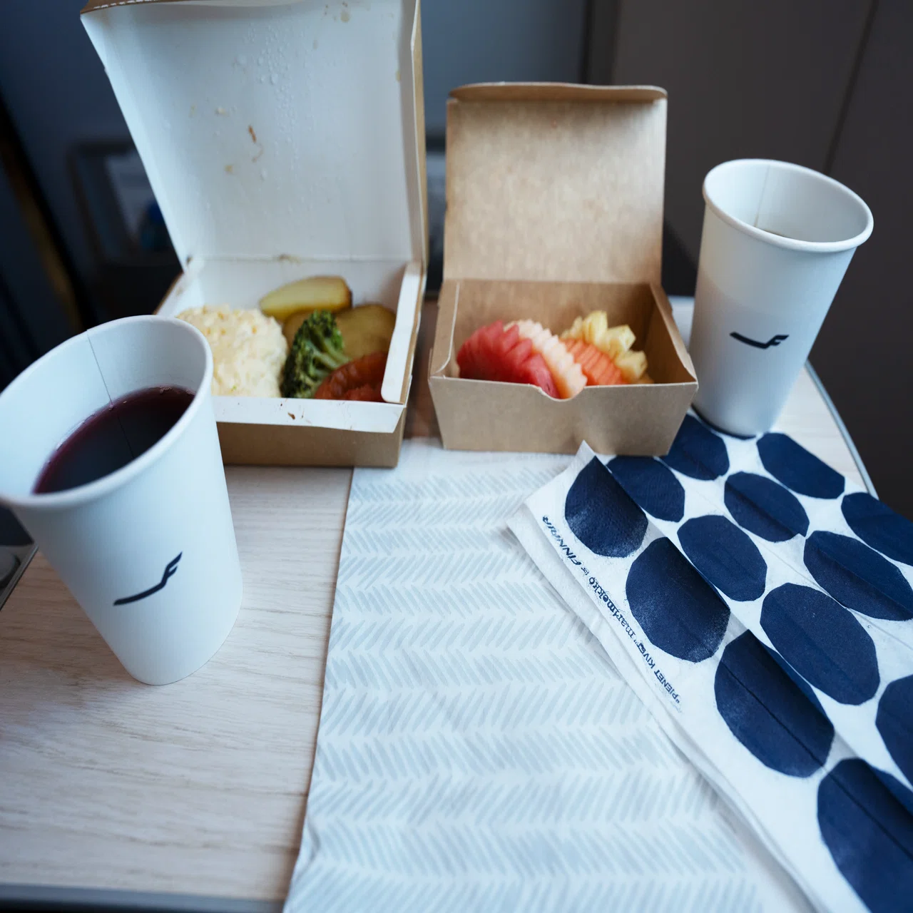  ×FINNAIRフィンエアー　ハッリ・コスキネン食器3セット×２ フィンエアー限定マリメッコの廃盤食器コレクション◎事前予約で購入