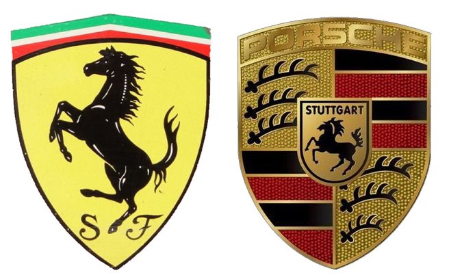 Ferrari エンブレム オブジェ 跳ね馬 希（Ferrari エンブレム