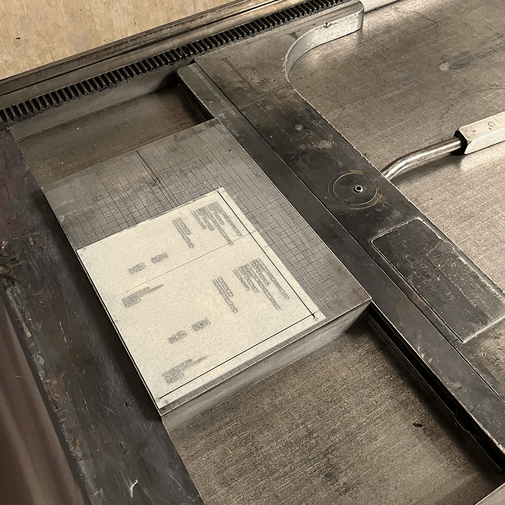 活版印刷を分解する｜株式会社MEETING