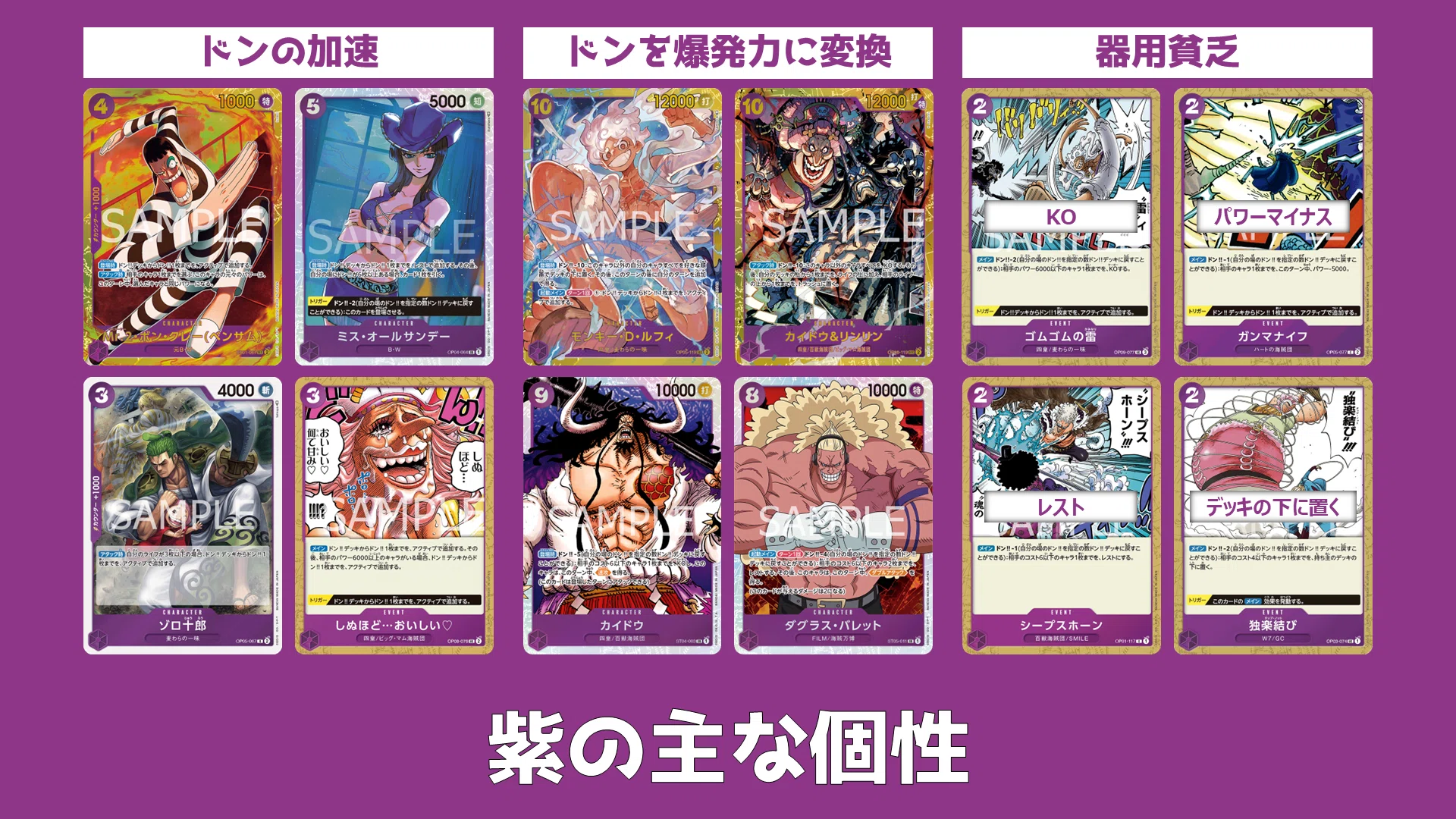 緑紫ルフィで学ぶ デッキ構築の教科書｜IKE