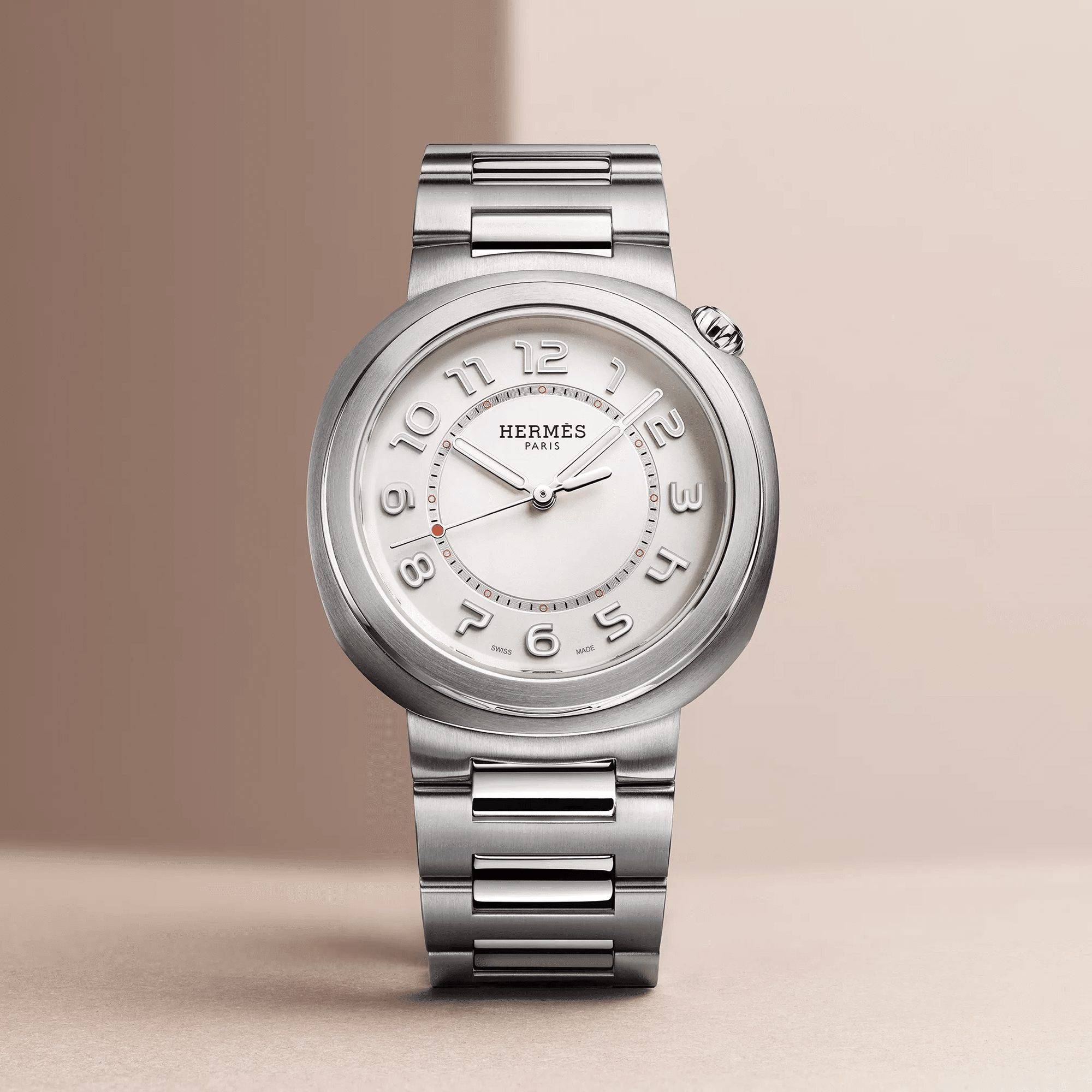 新品 エルメス 2025 Hウォッチ ダイヤ 腕時計 25mm ホワイト バッグ 新品 エルメス 2025 Hウォッチ ダイヤ 腕時計 25mm ホワイト バッグ