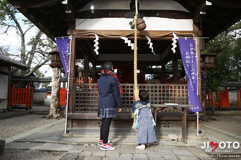 奈良公園で七五三ロケーションフォト