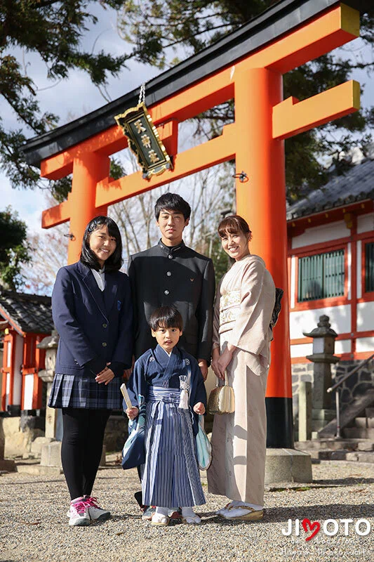 奈良公園で七五三ロケーションフォト
