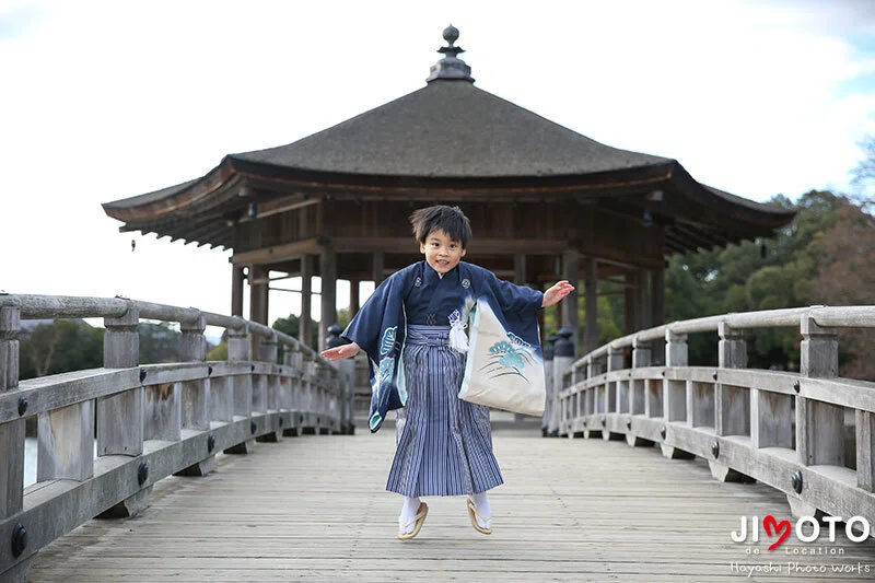 奈良公園で七五三ロケーションフォト