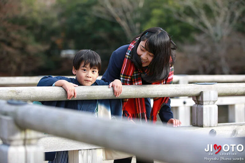 奈良公園で七五三ロケーションフォト