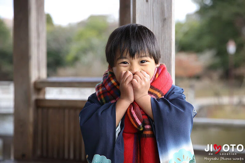 奈良公園で七五三ロケーションフォト