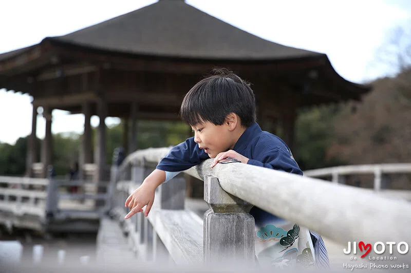 奈良公園で七五三ロケーションフォト
