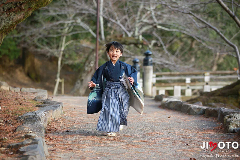 奈良公園で七五三ロケーションフォト