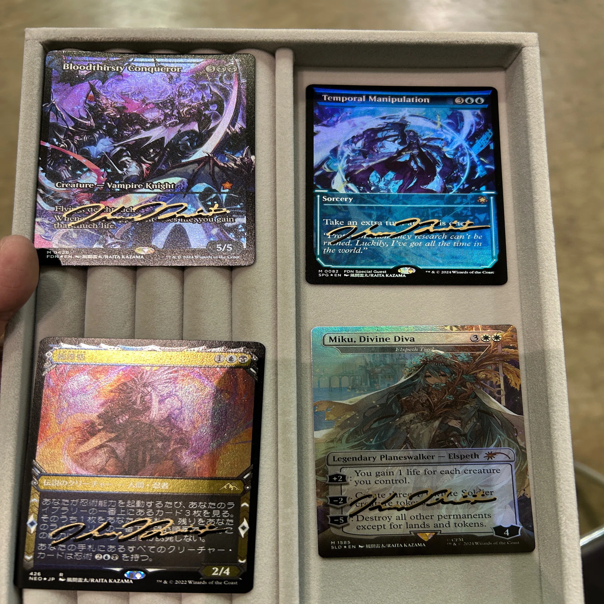 mtg】イラストレーターのサイン会に初参加したが、どうすれば良いかわ 