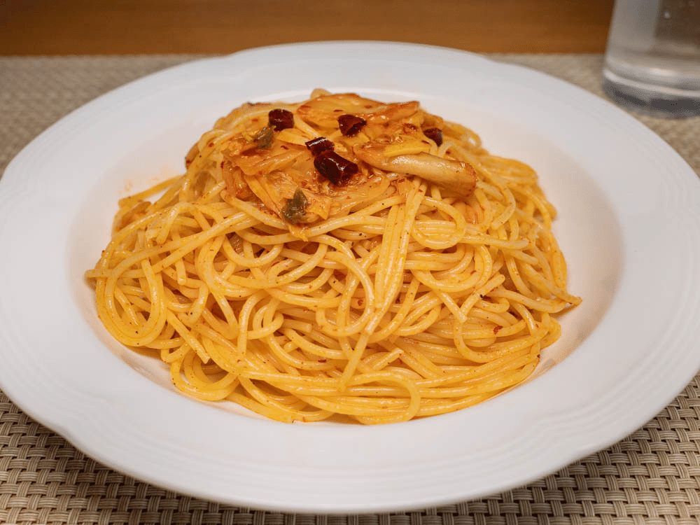 シンプル・キムチペペロンチーノ｜movinow