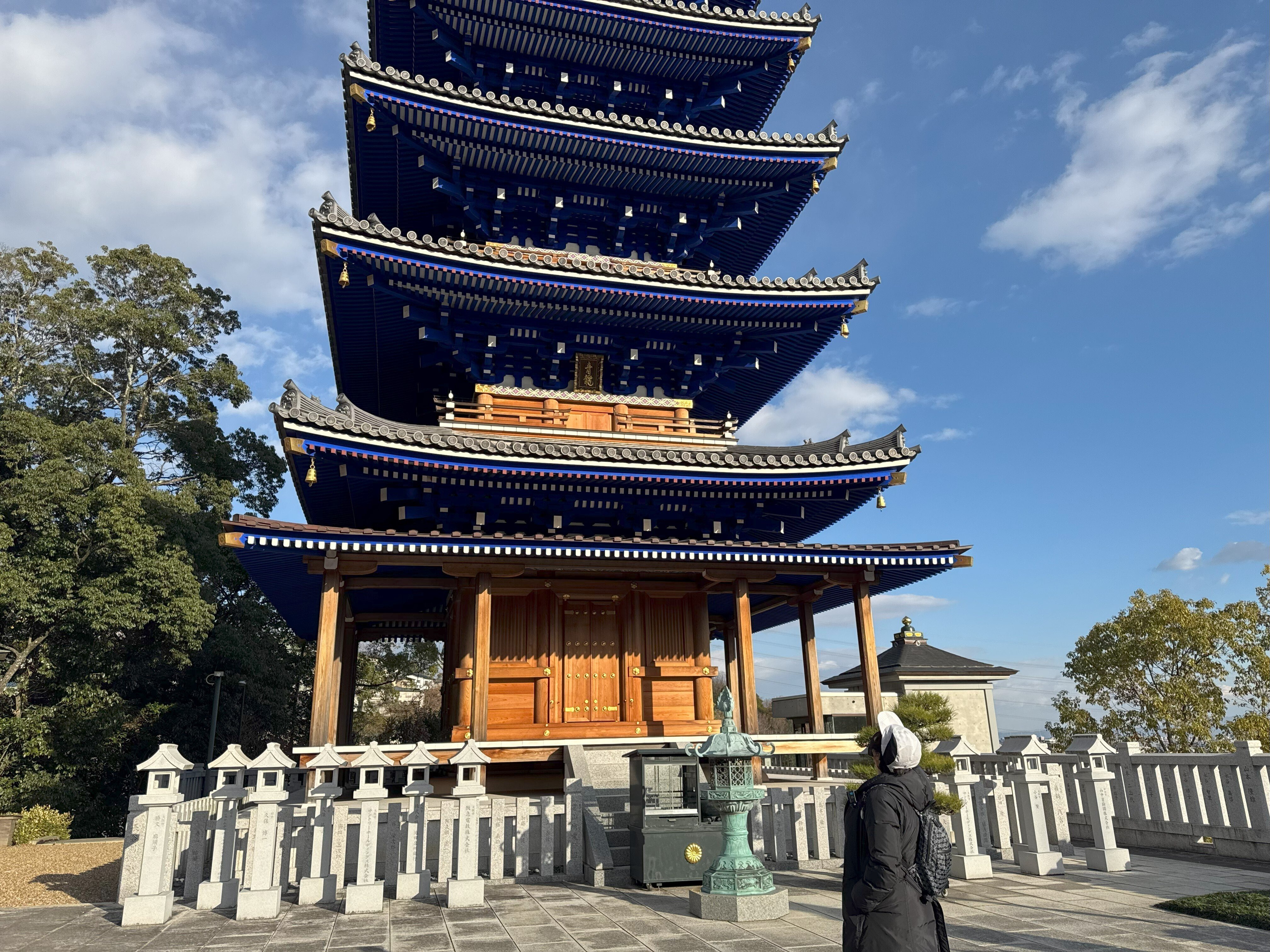 青龍塔が美しい中山寺＆写経体験【西国二十四所四札所】｜雲