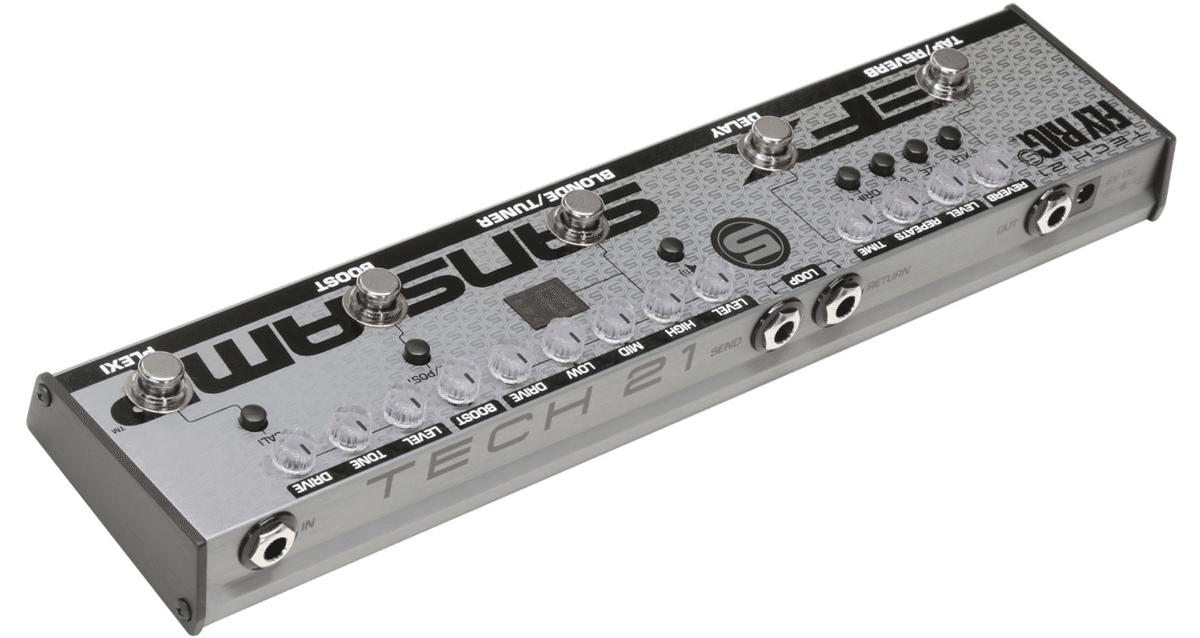 TECH21 SansAmp FLY RIG 5 V2 ギター用マルチエフェクター(軽量