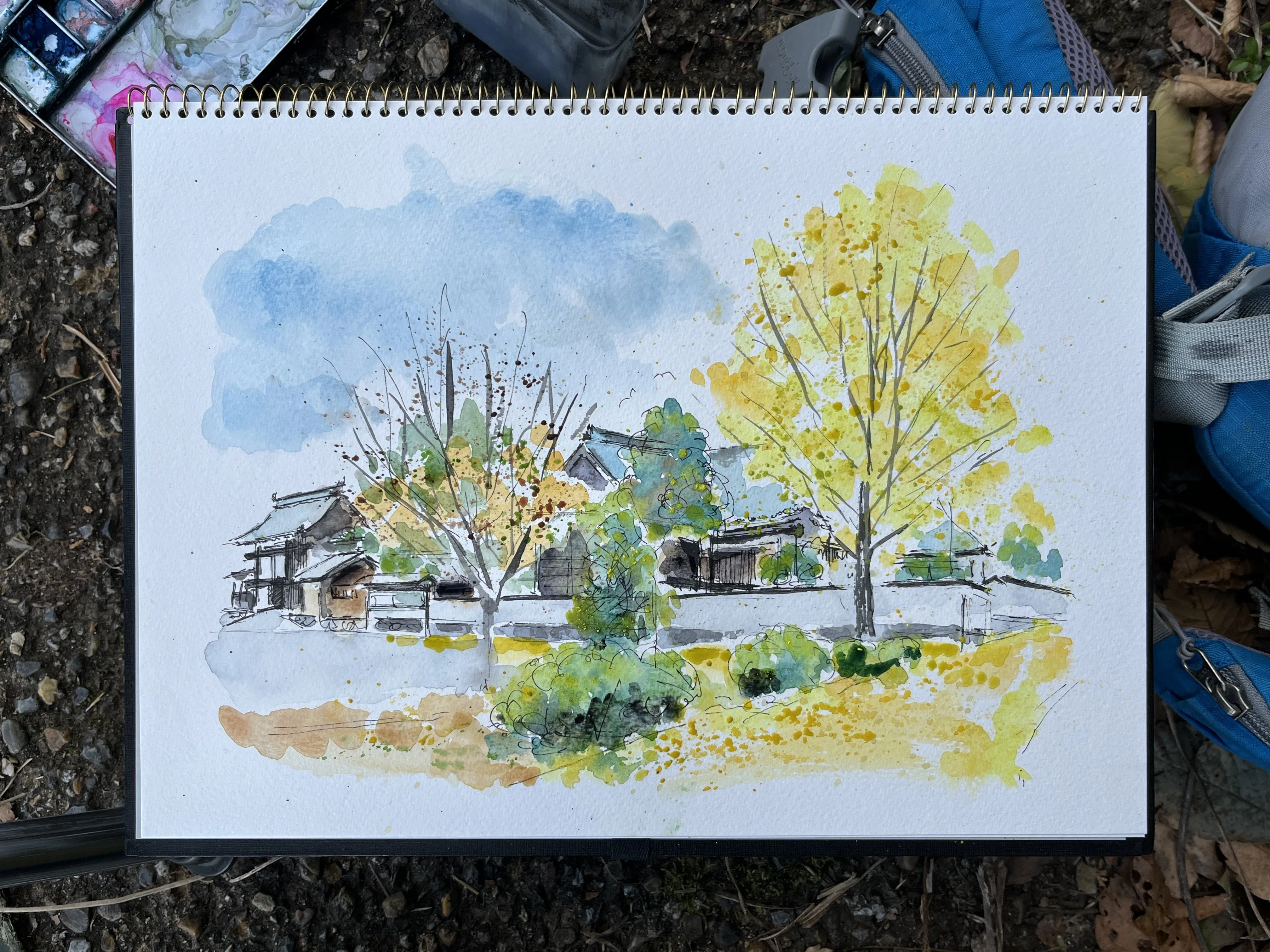 絵描きの絵日記｜明日香村 橘 たちばな｜堀内 誠 画家・アーティスト