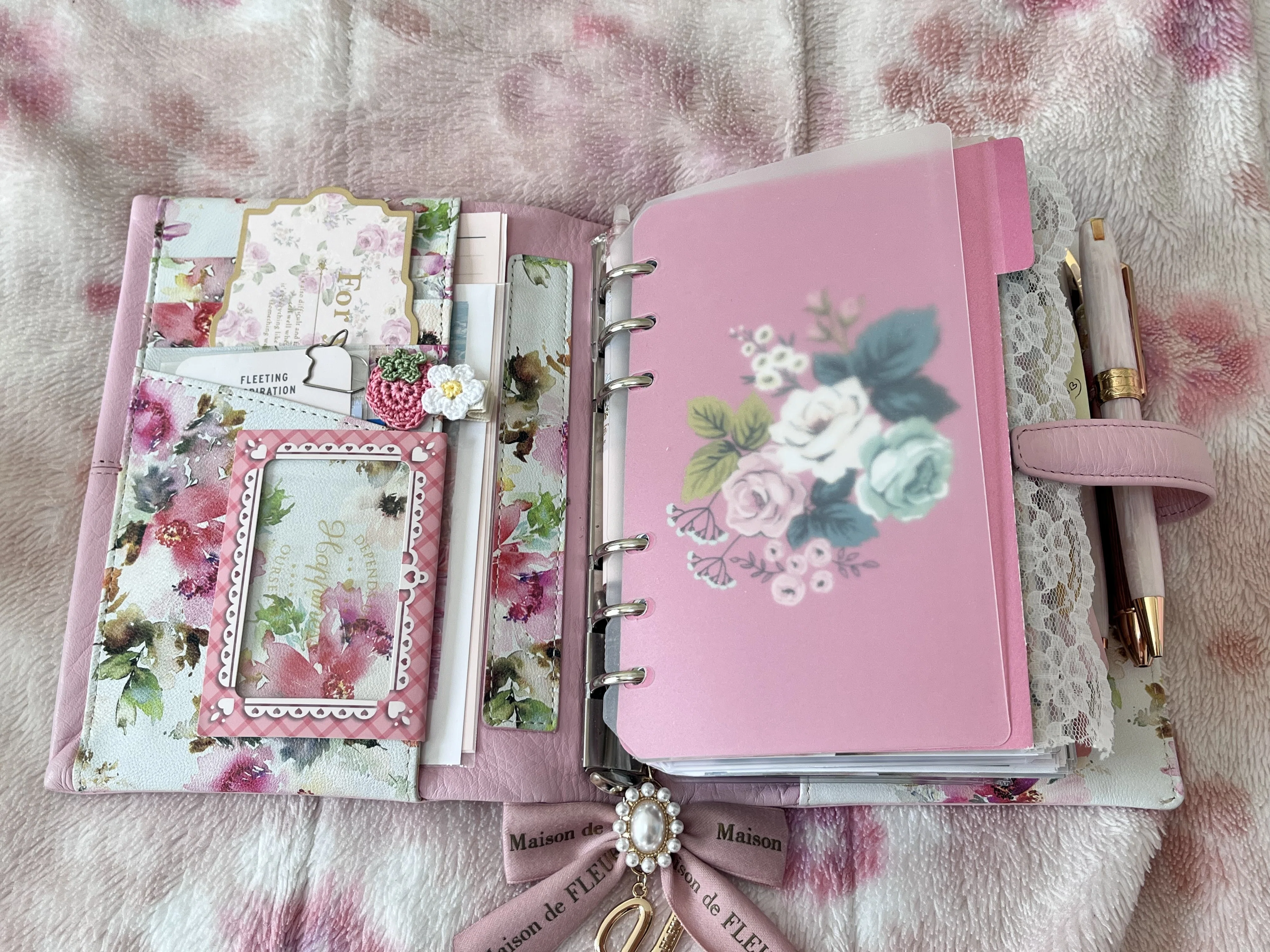 🌸2025年手帳 フランクリンプランナーコンパクト ブルーム🌸｜🌸夢乃桜