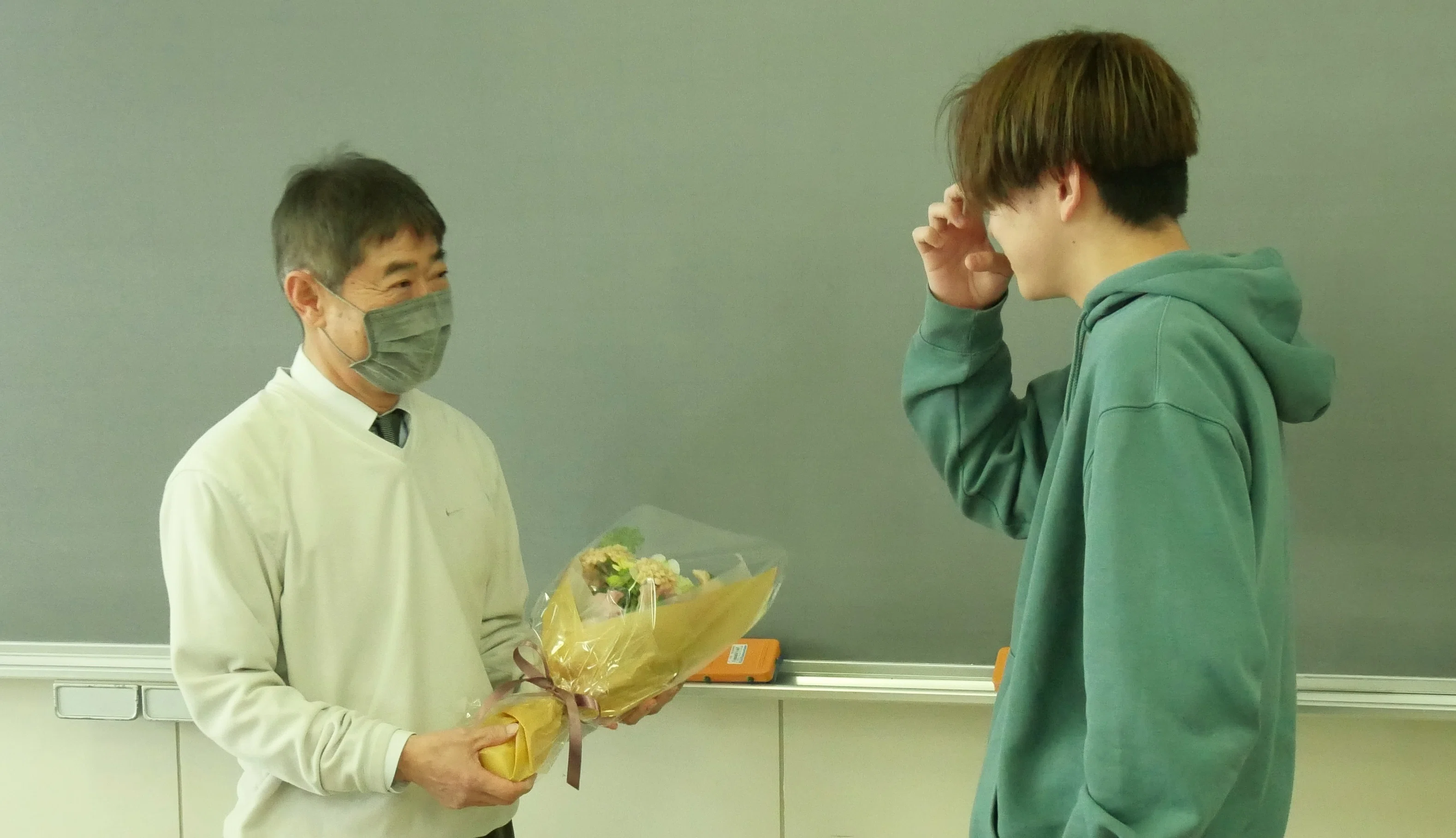 杜陵高・定時制】最後の授業（ご勇退の先生方、ありがとうございました