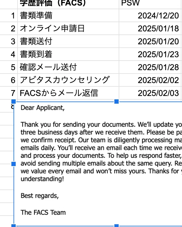 USCPAの学歴評価(FACS)｜ドナルドダックTen