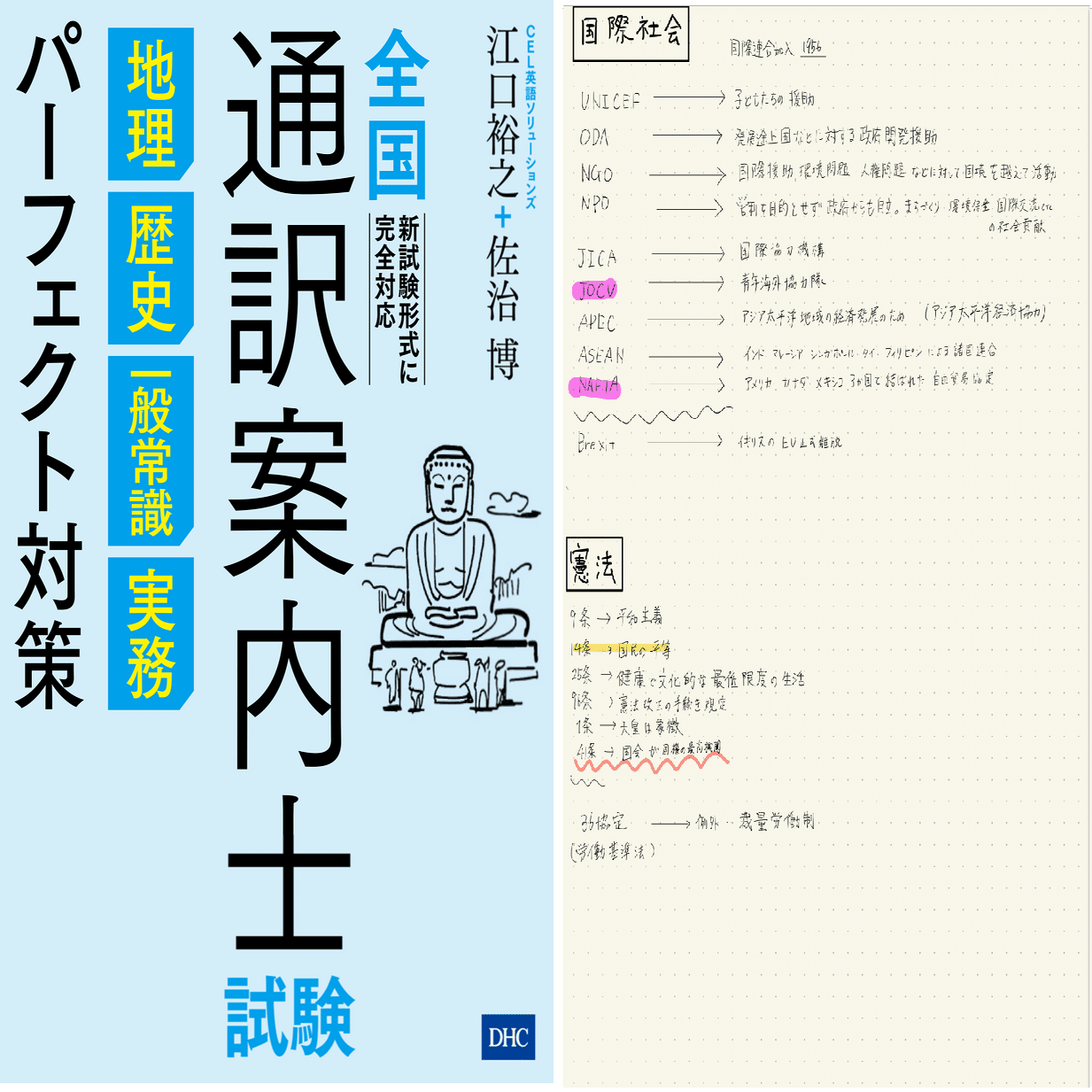 全国通訳案内士試験（中国語）に独学で合格しました 一次試験対策編｜は