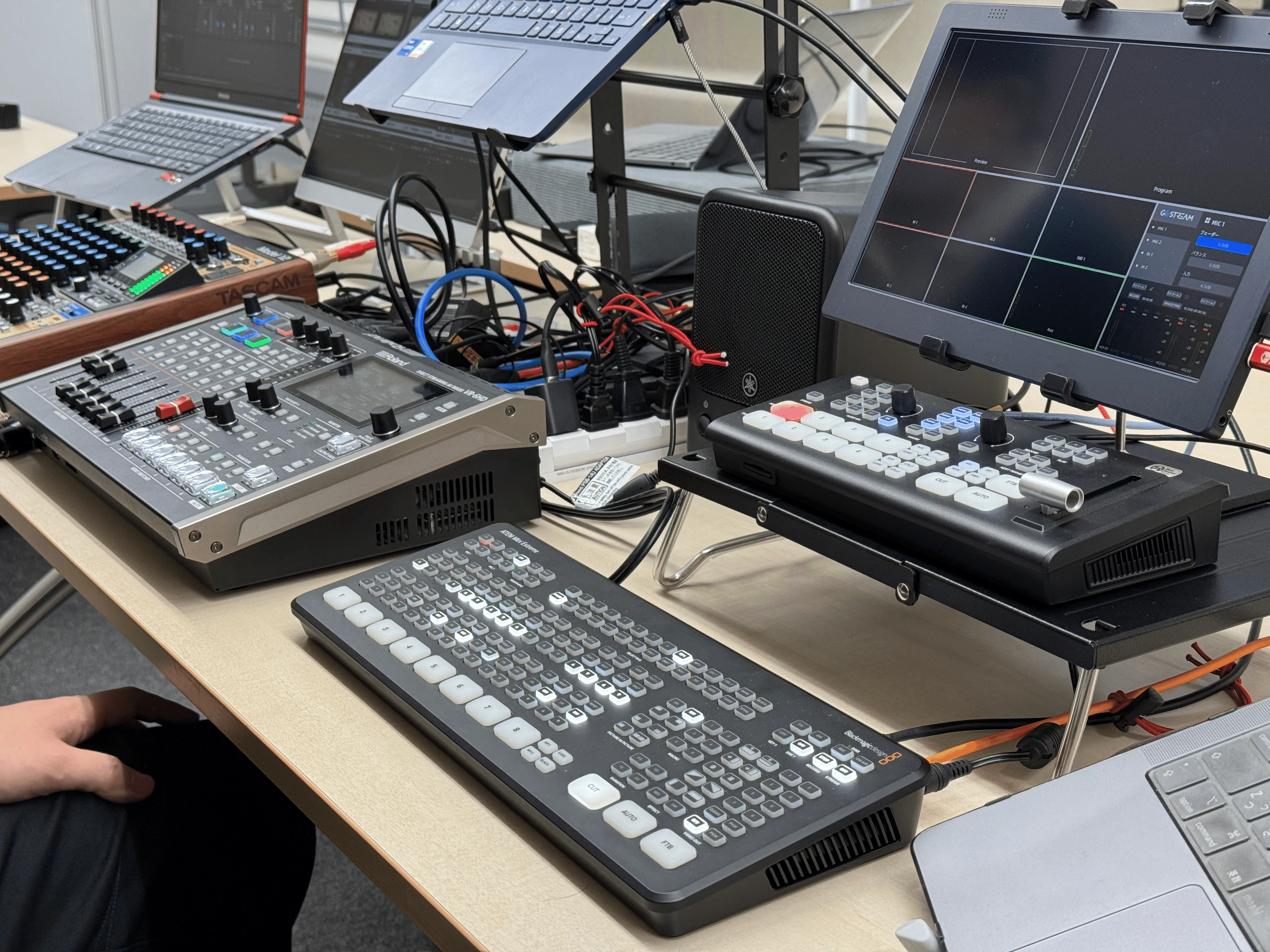 mimohiromiページ 2/12 「ミキサーとスイッチャーの最適な音量設定検証会」開催レポート