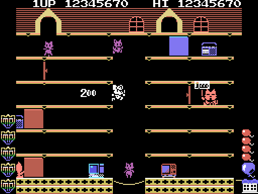 GFX マッピー（namco/MSX）をもう少しだけなんとかしたい…｜やぢおぅ