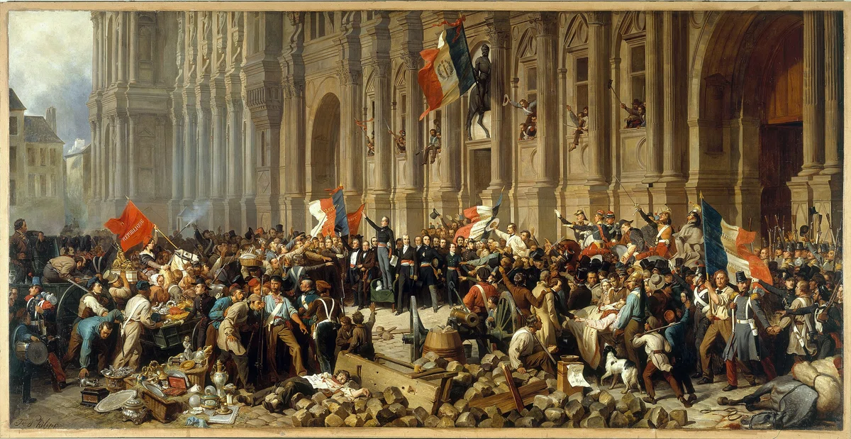 1848年のフランス革命(2月革命)で、フランスは第二共和制に移行した