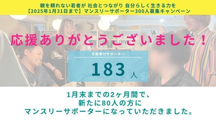 社会不適合者 45 身近な大人を頼れない若者が、自分らしく生きる力を | 寄付