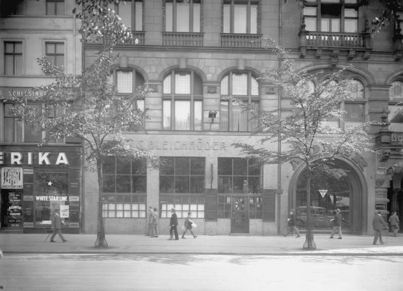 ベルリンにあったＳ.ブライヒレーダー銀行本店（1929年頃）