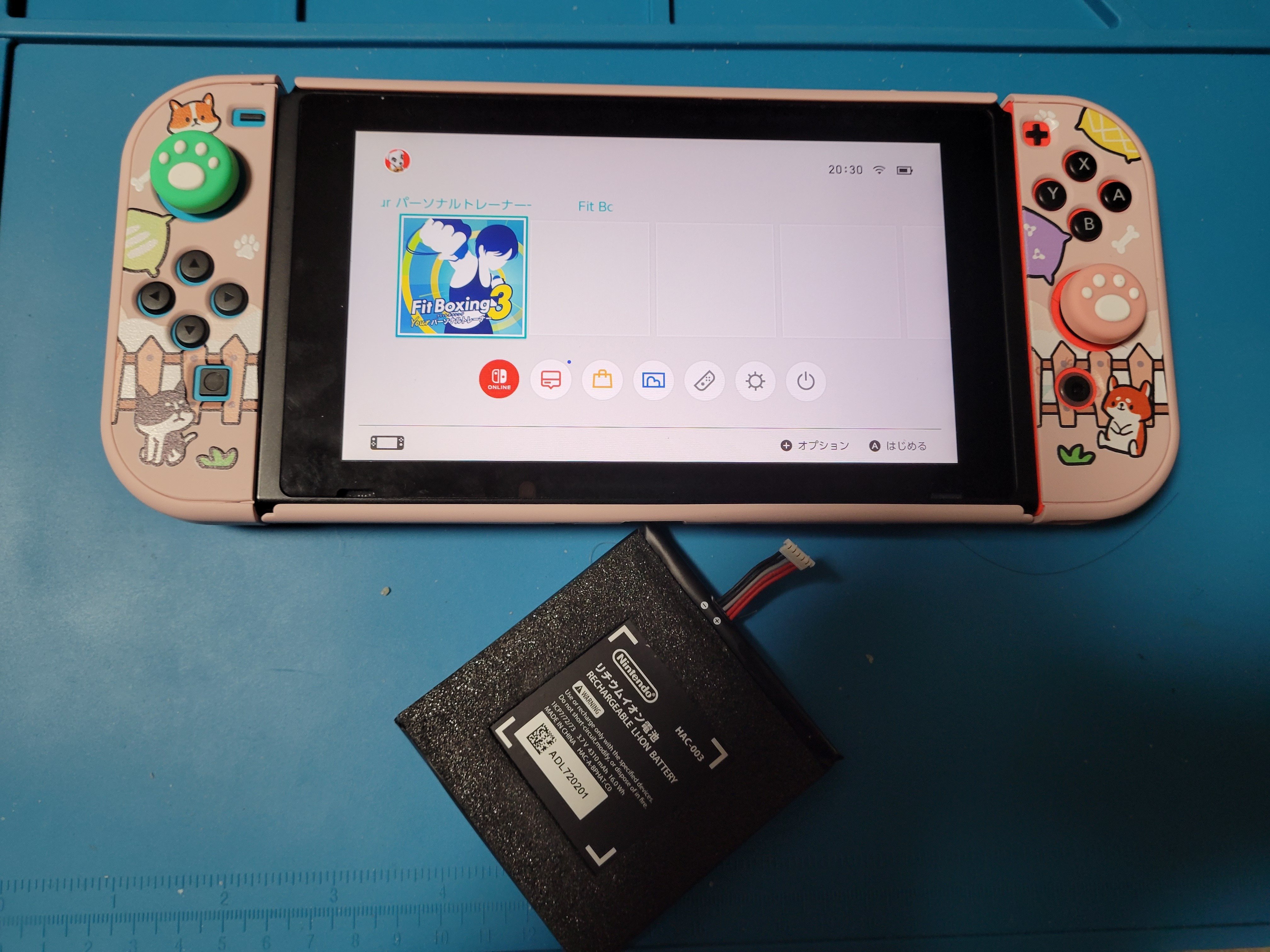 switchのバッテリー交換｜ようちゃん(たなよう)