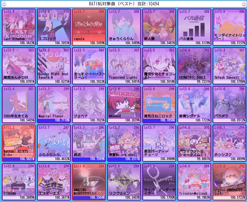 14↑鳥なし！鳥プラ少なめ！ maimai Prism虹レ到達時新曲枠&べ枠紹介