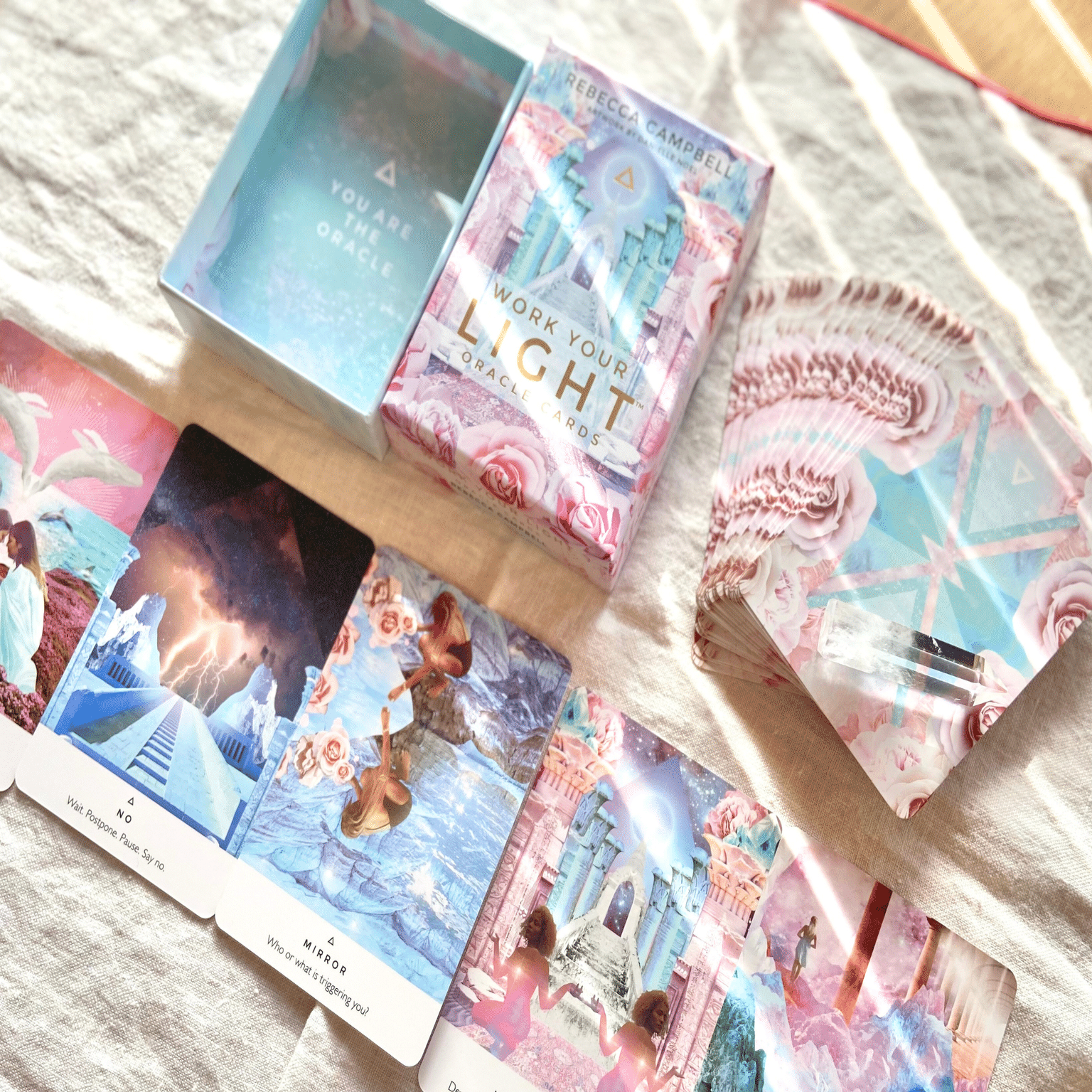 新しくお迎えしたオラクルカードに聴いてみた♡ワークユアライト