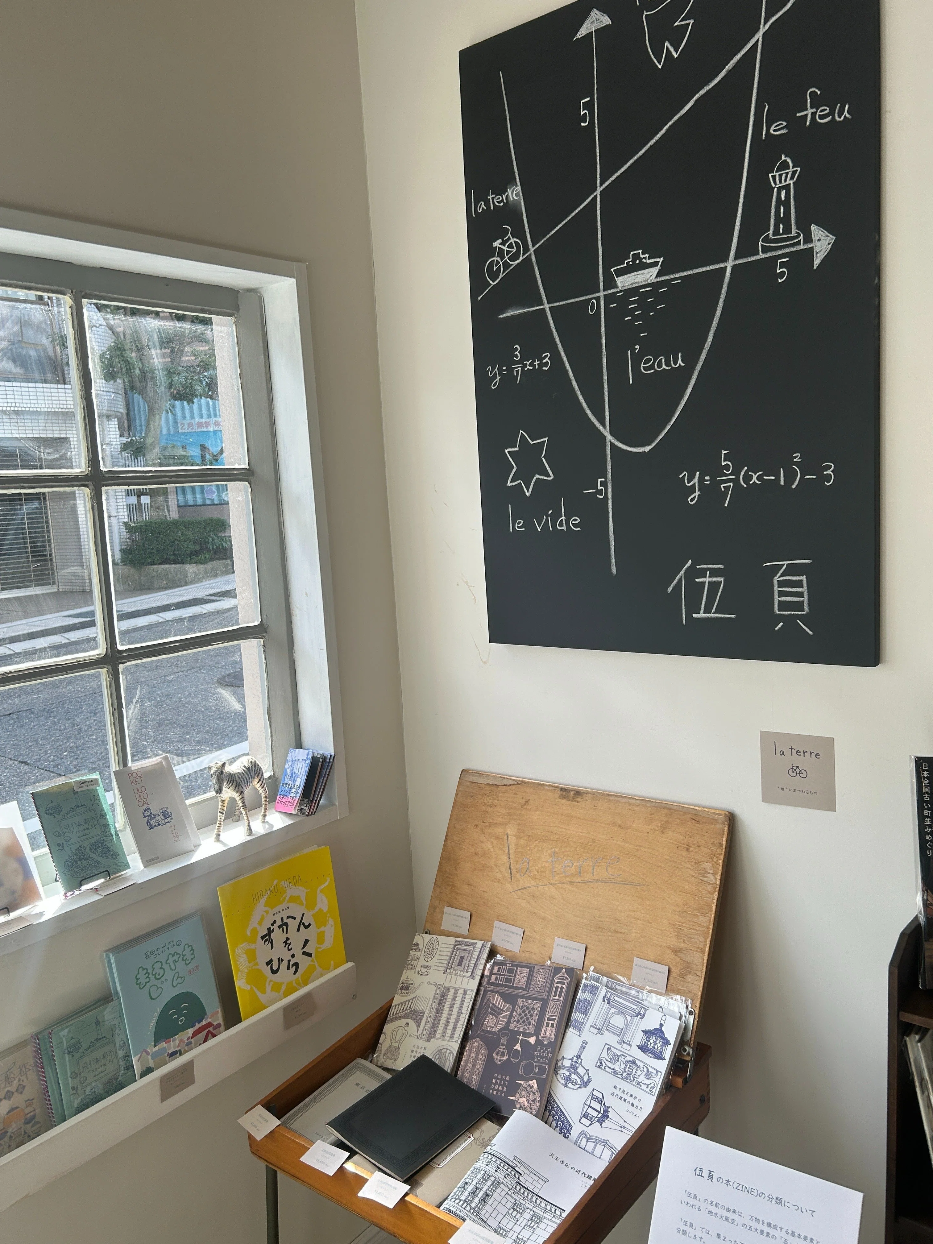 ZINEと雑貨「伍頁」のこと｜のはらの風