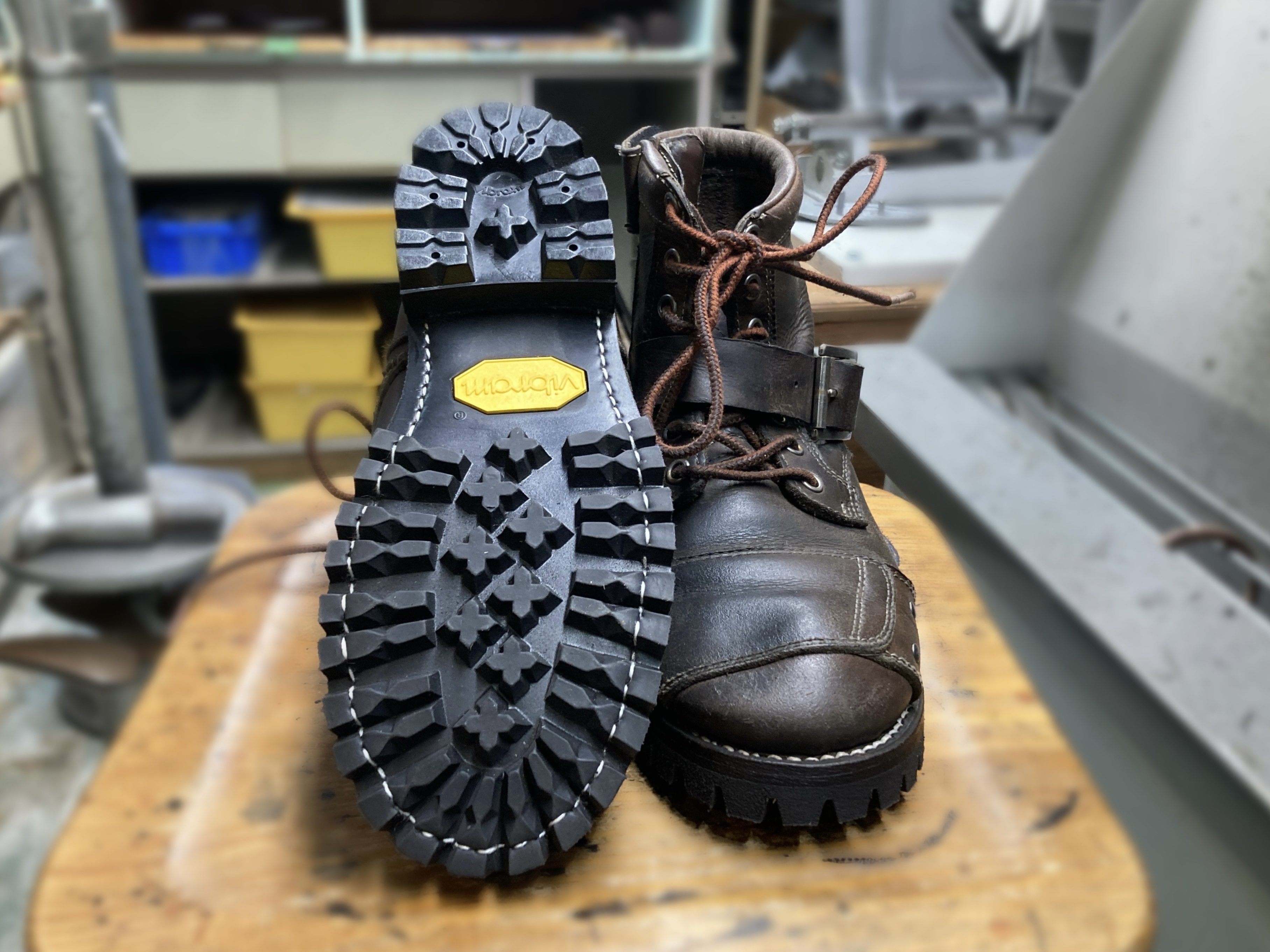 ソールカスタム/ソール交換】AVIREX/アビレックスのブーツのリソール