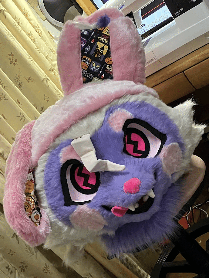 着ぐるみ ケモノ体 ライトグレー Bタイプ 全身 ケモノ ファースーツ