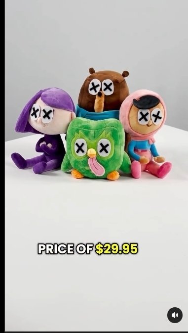 Duolingo Falstaff ぬいぐるみ デュオリンゴ フォルスタッフ 公式