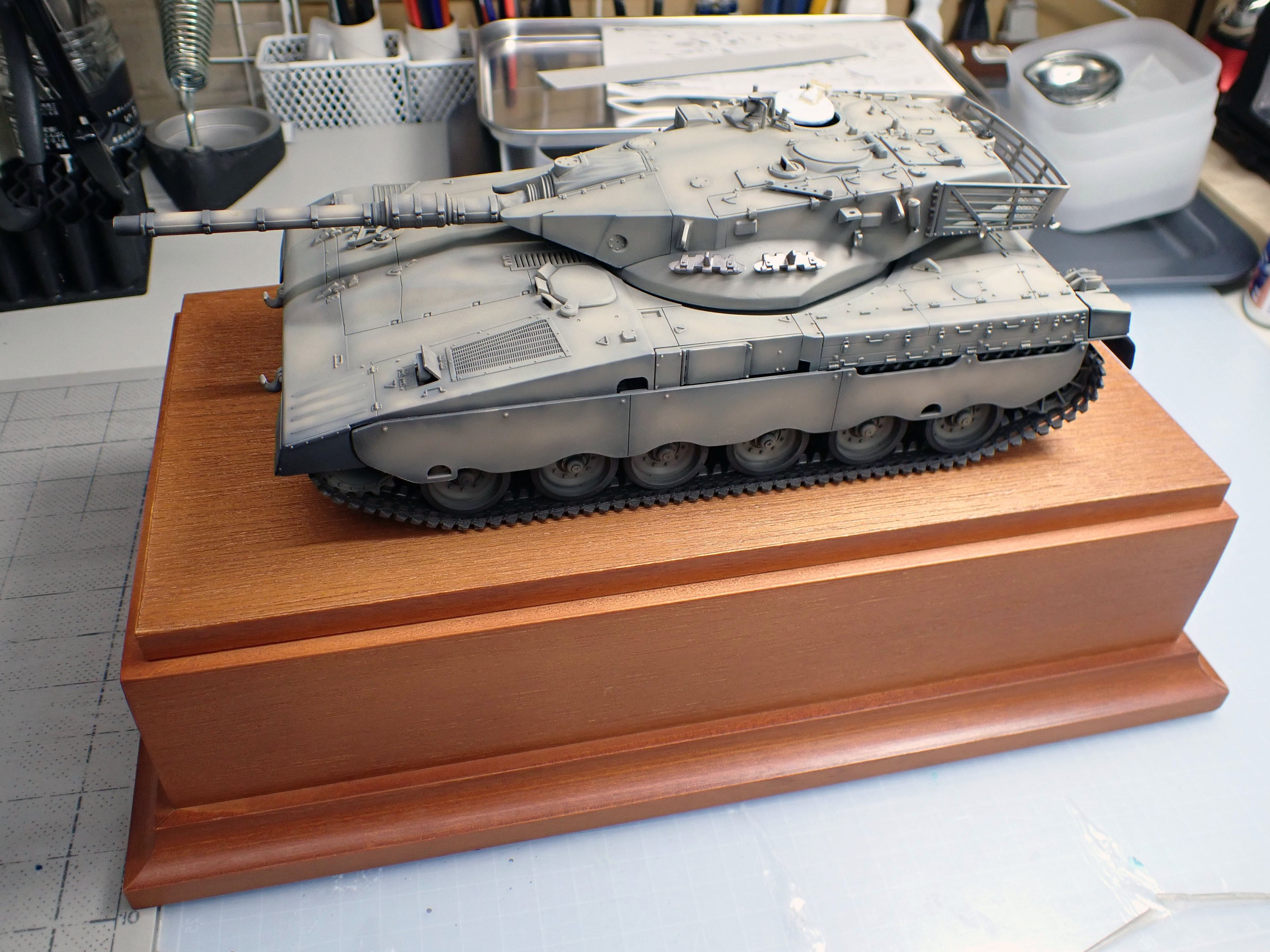 ロープは水糸にかぎる：タミヤ 1/35 メルカバ MK.1（前編