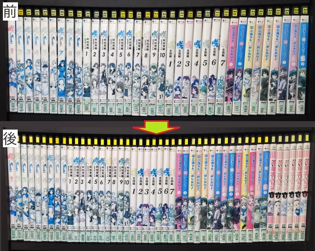 もはや部屋がTSUTAYA① DVDケースを揃える｜akurusan