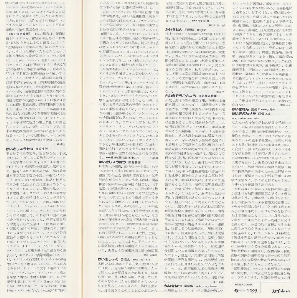 国立国会図書館デジタルコレクションで読める百科事典（1980年代