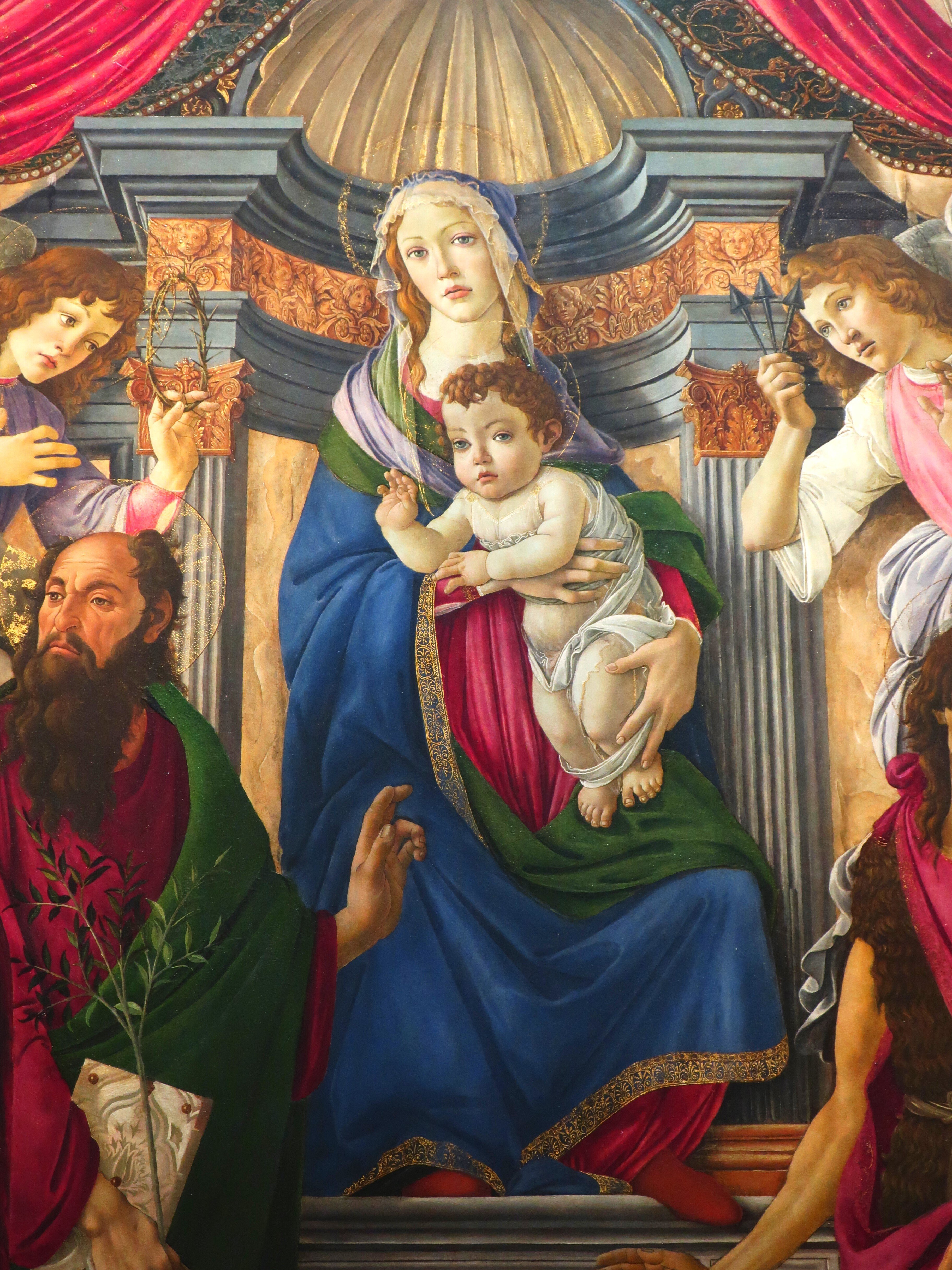 ウフィツィ美術館の見どころをご紹介！ボッティチェッリのマリアに