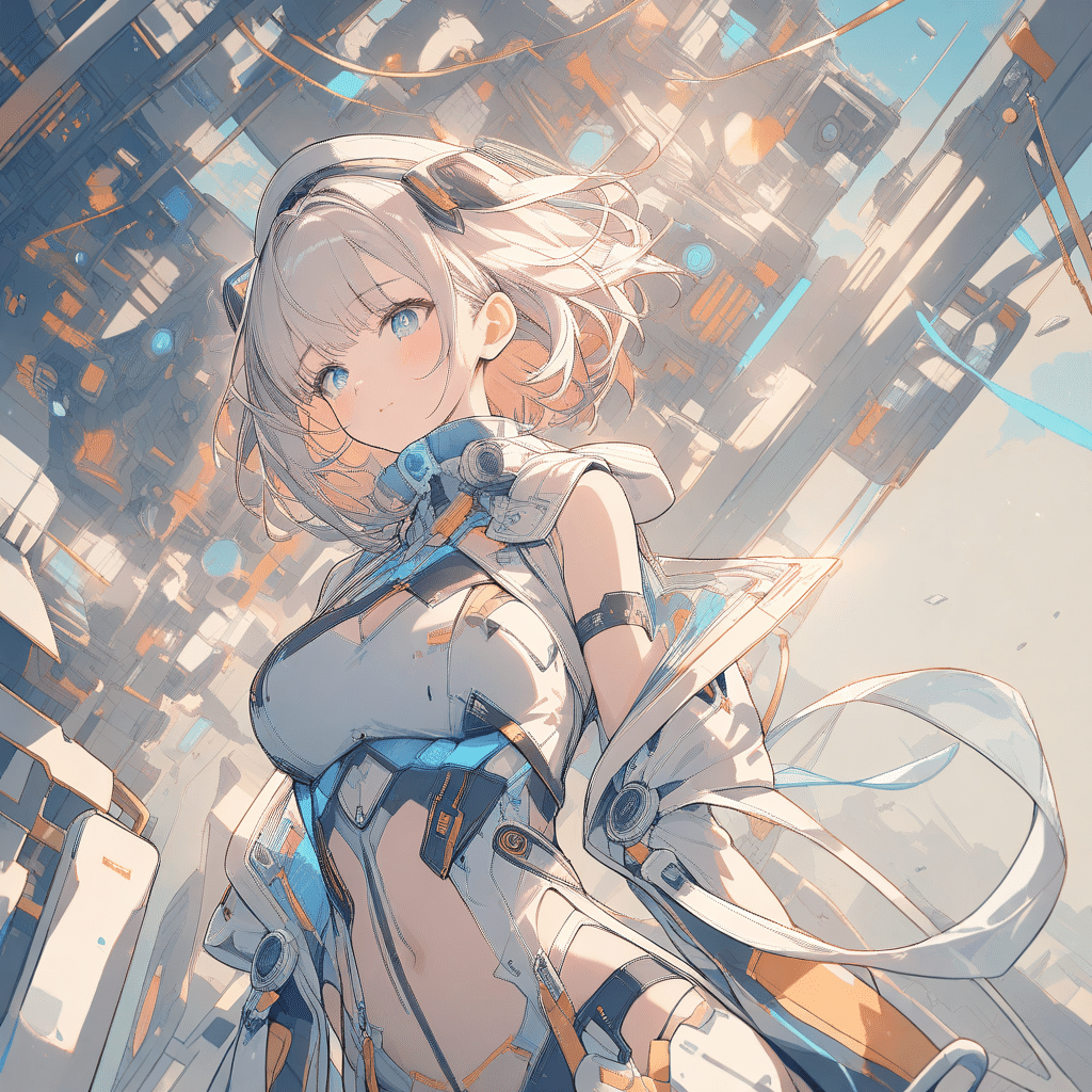 イラスト　ポップ画　アニメ風　自作画 ぼかし効果で輝く！アニメ風のイラストを描いてみよう