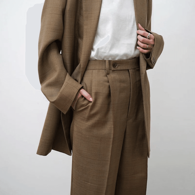 ジャケット・アウター AURALEE BLUEFACEDWOOLDOUBLE CLOTH COAT 0 AURALEE BLUEFACED WOOL DOUBLE CLOTH COAT A20