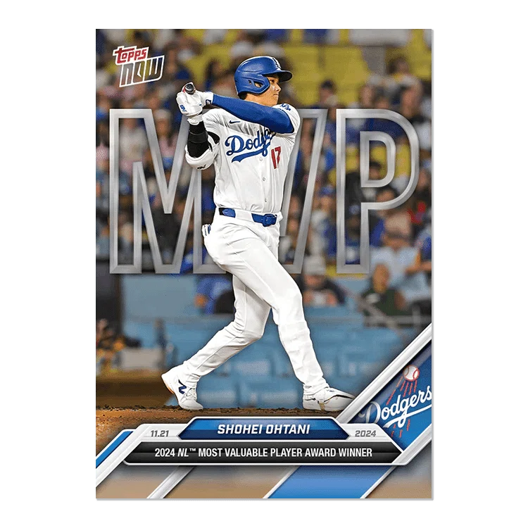 大谷翔平Topps Now発行枚数ランキング(Shohei Ohtani Topps Now Print