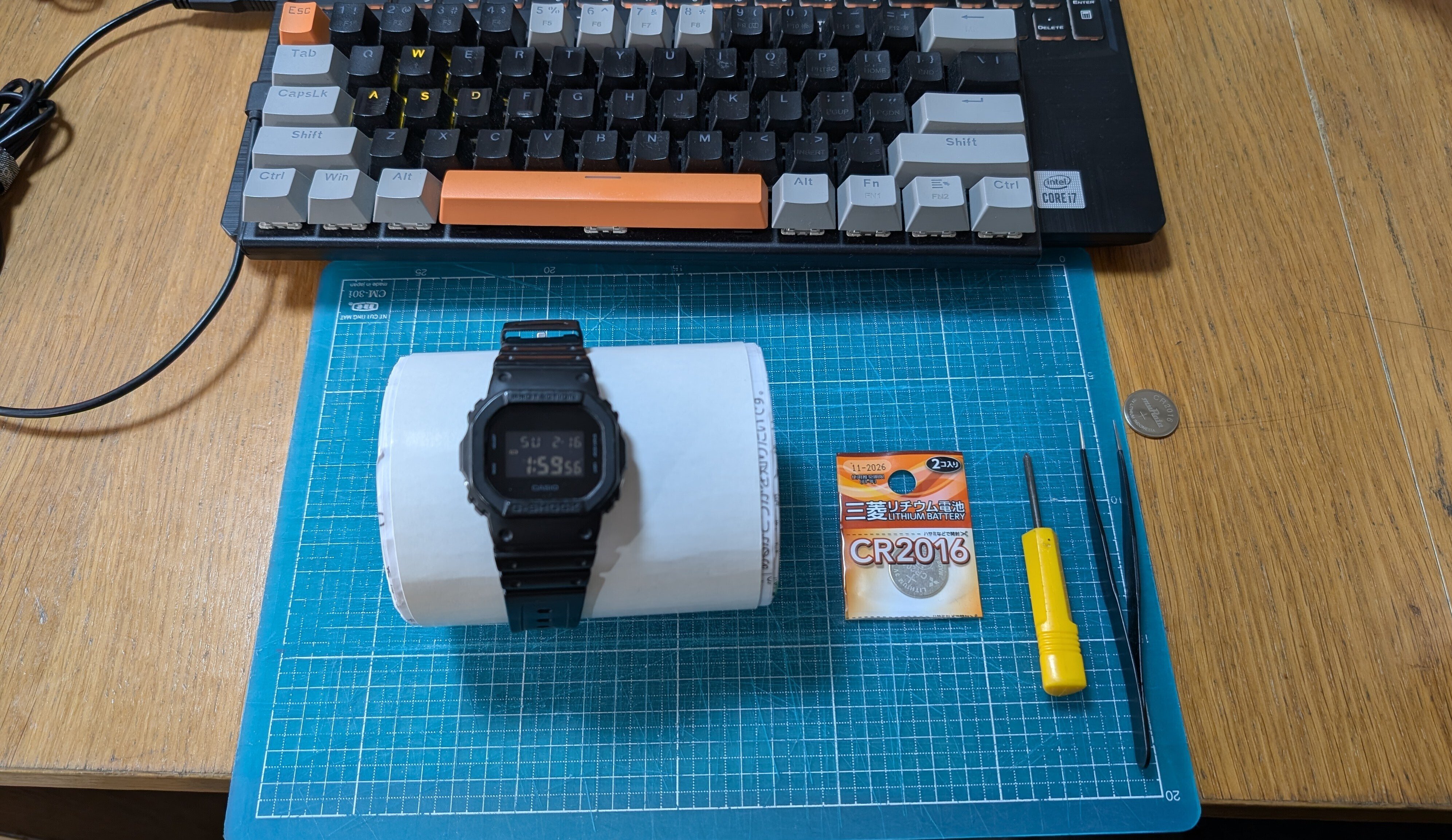 G-SHOCKの電池交換、やってみた!100均の電池で交換できる G-SHOCKの電池交換、やってみた!100均の電池で交換できる