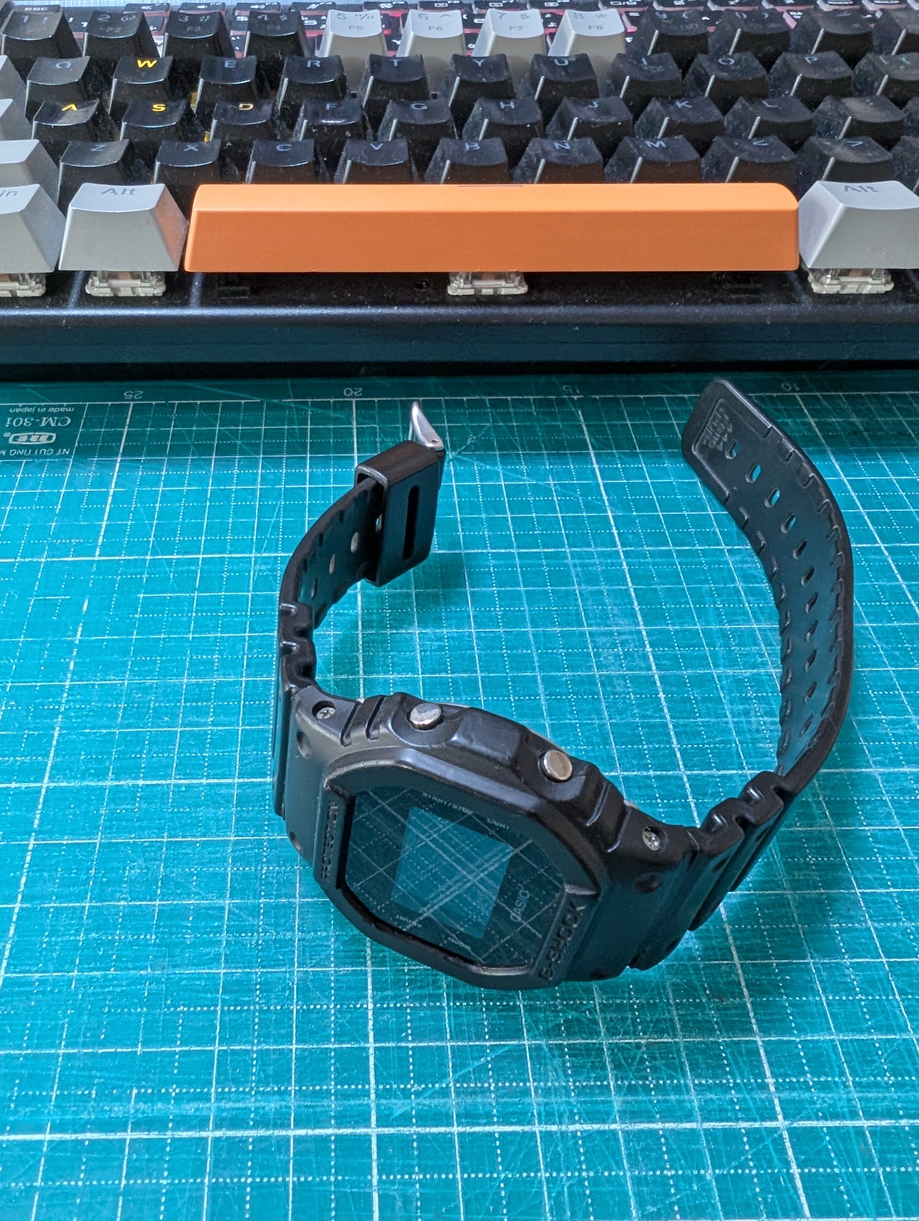 マイクワゾウスキー 置き時計 ぬいぐるみ ユーズド 電池交換しましたが