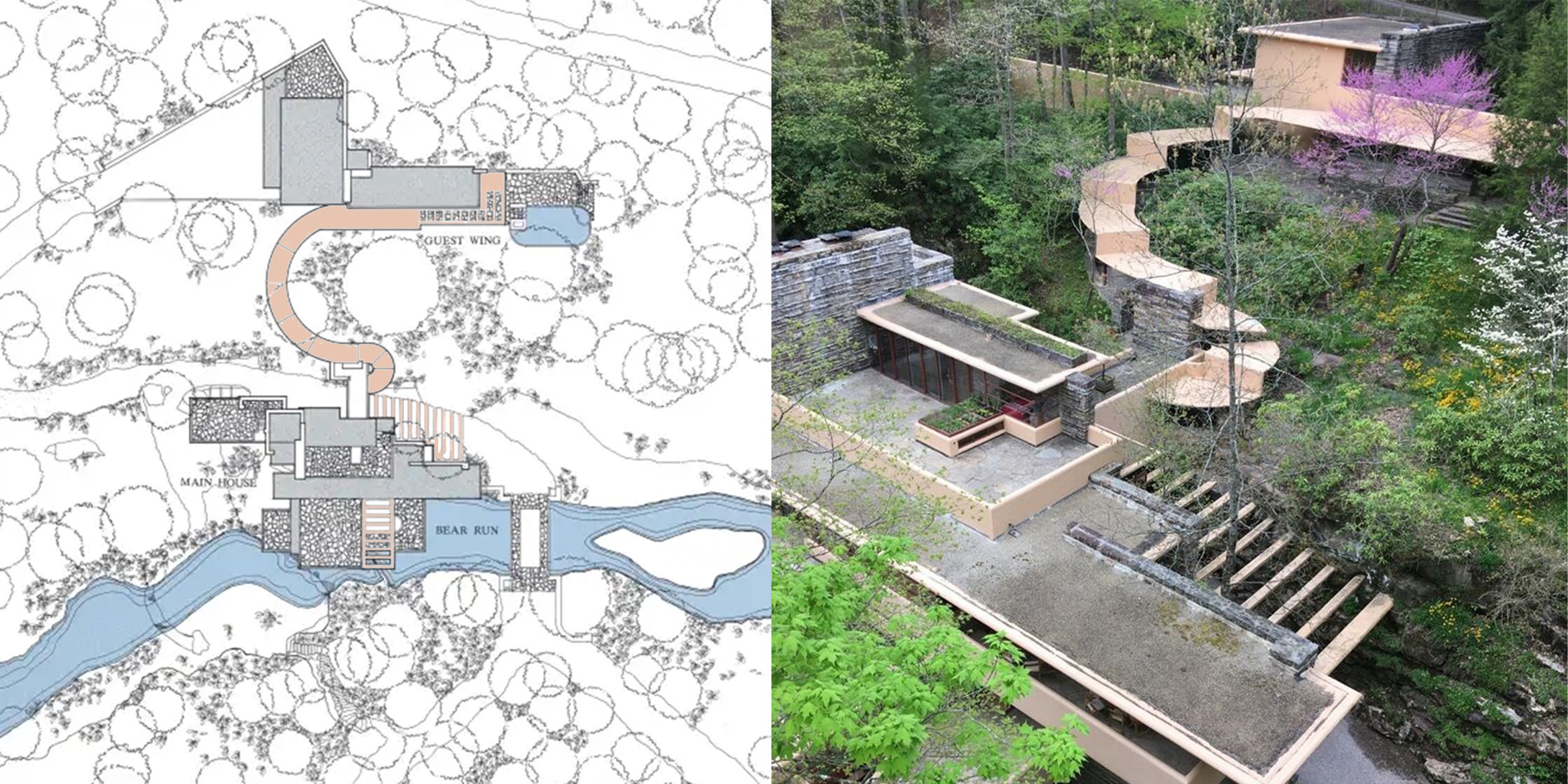 甦るフランク・ロイド・ライト（30）Fallingwater 3｜タナカノナカ