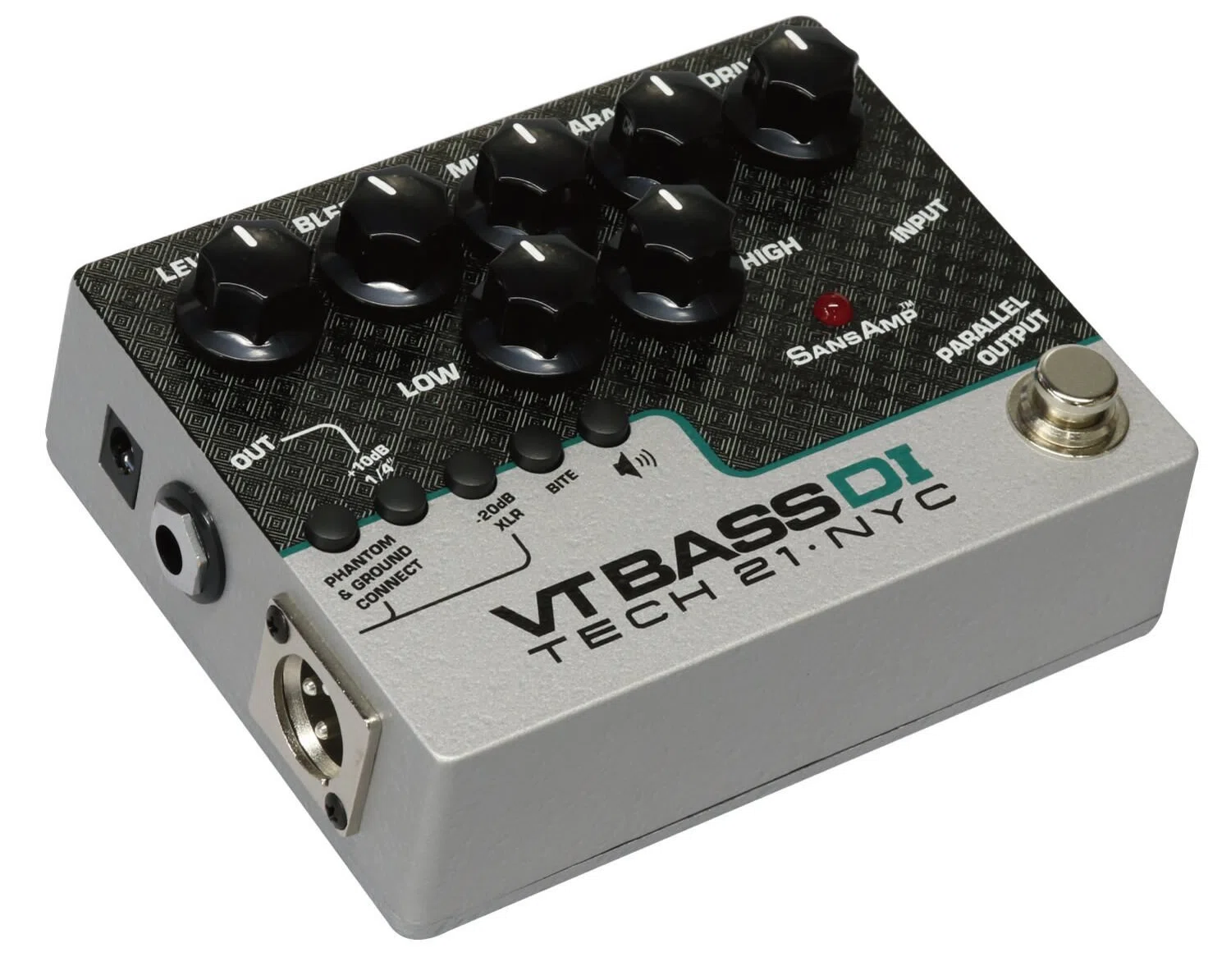 100%アナログのSansAmp技術搭載多機能ベース用ペダル「TECH21 VT BASS