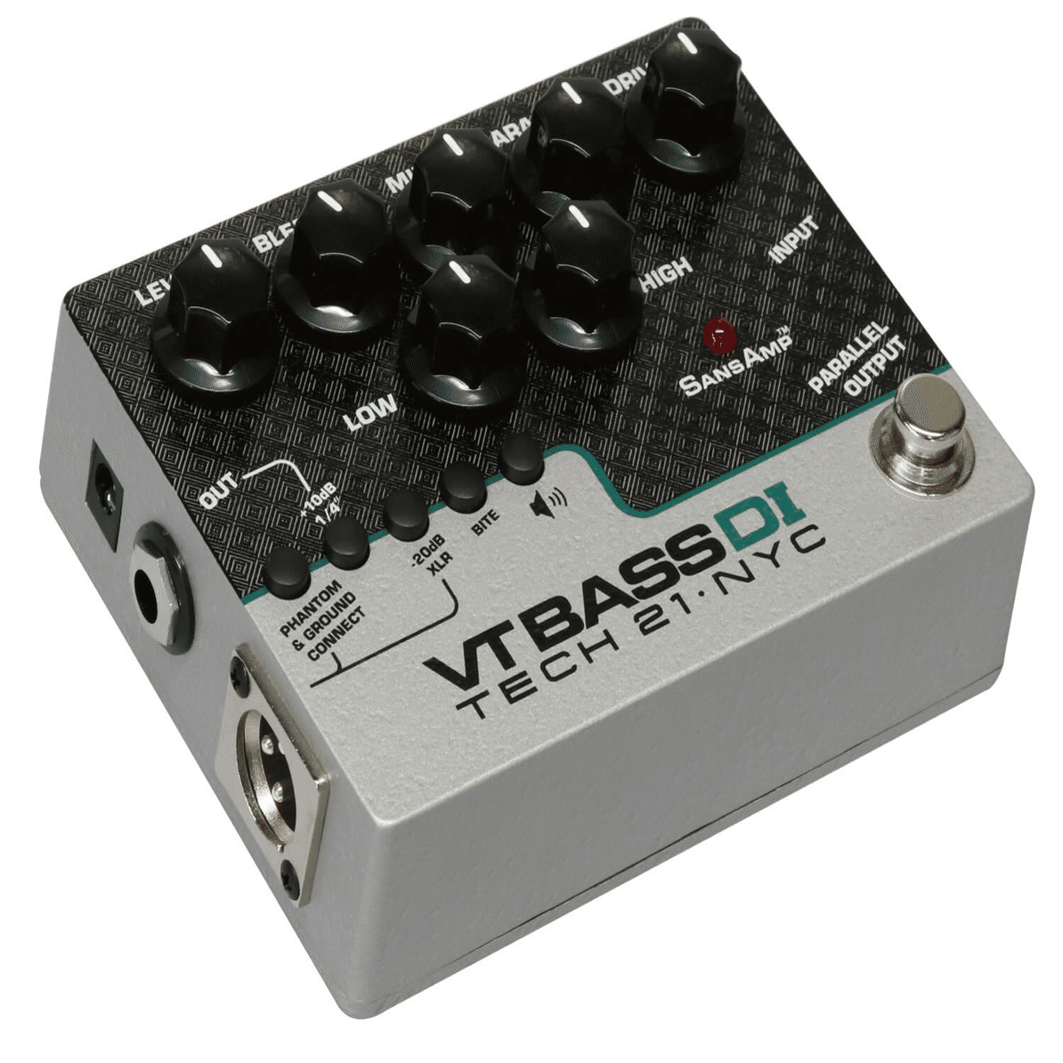 100%アナログのSansAmp技術搭載多機能ベース用ペダル「TECH21 VT BASS